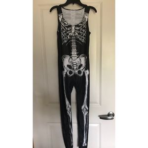 SKELETON CATSUIT HALLOWEEN COSTUME